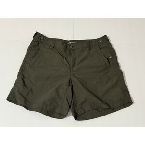Women's Eddie Bauer Sport Dark Green Shorts, Size 12